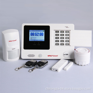 2013 Hot! Wireless PSTN Auto-Dial Home Security Alarm System with Three Years Warranty